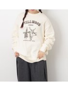 【サマンサモスモス/Samansa Mos2】の裏毛プリントスウェット キナリ|ID: prp329100004765287 ipo3291000000034769428