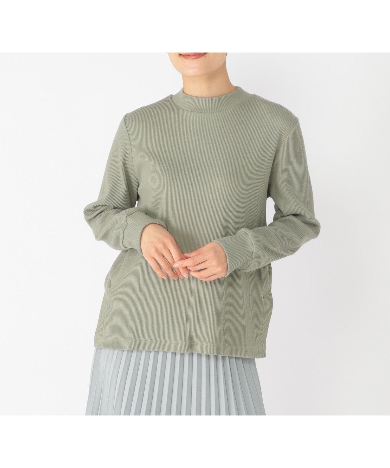 【スタディオ クリップ/studio CLIP】の《ウタオ》シアバターあったかモックプルオーバー インテリア・キッズ・メンズ・レディースファッション・服の通販 founy(ファニー) ファッション Fashion レディースファッション Fashion for Women トップス・カットソー Cut & Sew Tops カジュアルプルオーバー・ニットトップス Pullovers & Knit Tops / Casual Pullovers おすすめ Recommended / Our Picks ベスト Vest, Waistcoat ベーシック Basic, Essential モックネック Mock Neck, Short Turtleneck 人気 Popular, Best Seller 定番 Standard, Basic Item 春 Spring モスグリーン75|ID: prp329100004765291 ipo3291000000034588487