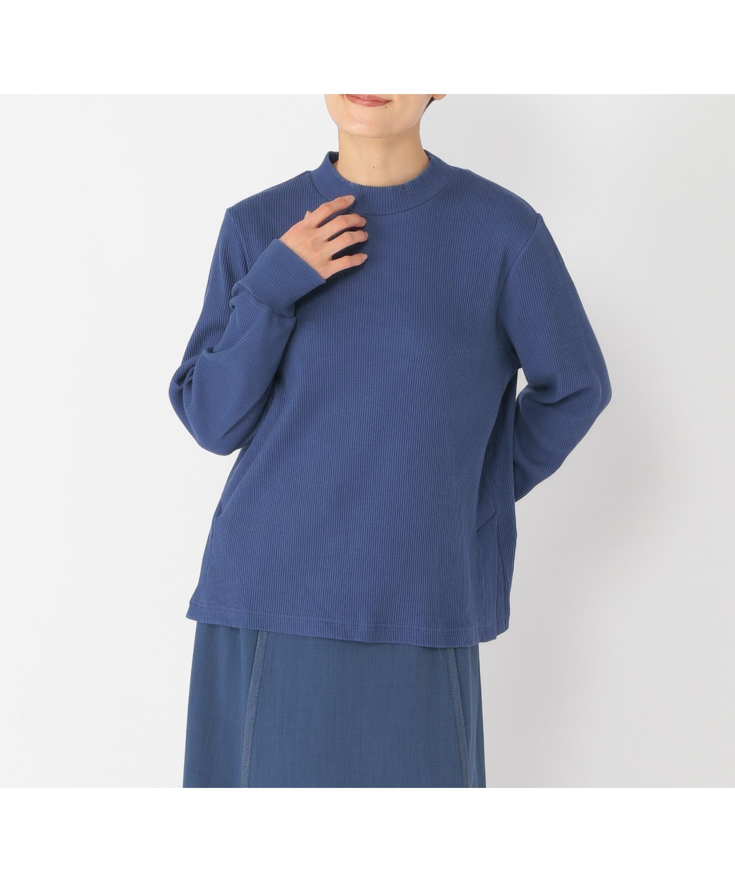 【スタディオ クリップ/studio CLIP】の《ウタオ》シアバターあったかモックプルオーバー インテリア・キッズ・メンズ・レディースファッション・服の通販 founy(ファニー) ファッション Fashion レディースファッション Fashion for Women トップス・カットソー Cut & Sew Tops カジュアルプルオーバー・ニットトップス Pullovers & Knit Tops / Casual Pullovers おすすめ Recommended / Our Picks ベスト Vest, Waistcoat ベーシック Basic, Essential モックネック Mock Neck, Short Turtleneck 人気 Popular, Best Seller 定番 Standard, Basic Item 春 Spring ブルー80|ID: prp329100004765291 ipo3291000000034588488