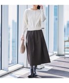 【デッサン/Dessin】の【1枚着/2WAY】ドッキングワンピース ホワイト|ID: prp329100004765292 ipo3291000000034499491