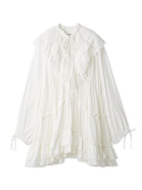 【スナイデル/SNIDEL】のコットンレースBOHOチュニック 人気、トレンドファッション・服の通販 founy(ファニー) ファッション Fashion レディースファッション Fashion for Women トップス・カットソー Cut & Sew Tops アイレット Eyelet Lace ウェーブ Wavy Pattern ギャザー Gathered, Ruffled スマート Smart, Elegant チュニック Tunic, Long Top ドローストリング Drawstring, Pull Cord バランス Balance, Style Balance フェミニン Feminine, Girly フリル Frill, Ruffle リボン Ribbon, Bow レース Lace, Lace Fabric ロマンティック Romantic, Feminine Style おすすめ Recommended / Our Picks |ID:prp329100004765298