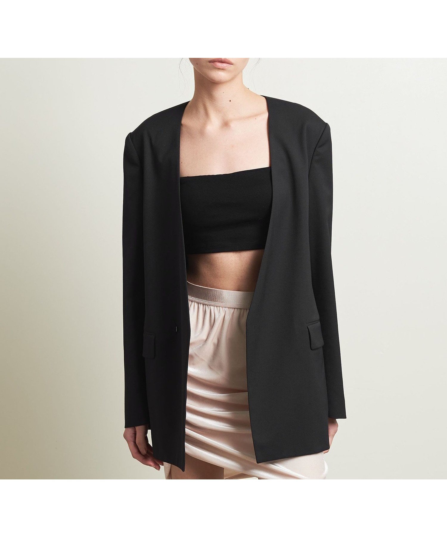 【ユナイテッドアローズ/UNITED ARROWS】のATTISESSION ツイル ノーカラー ジャケット 人気、トレンドファッション・服の通販 founy(ファニー) 　ファッション　Fashion　レディースファッション　Fashion for Women　アウター　Coat / Outerwear Collection　レディースジャケット・軽アウター　Jackets　ノーカラージャケット / シンプル上品コーデ　Collarless Jackets　カーディガン　Cardigan, Knitwear　シンプル　Simple, Minimal　ジャケット　Jacket, Outerwear　ツイル　Twist, Twisted Detail　フェミニン　Feminine, Girly　ミニスカート　Mini Skirt, Short Skirt　リラックス　Relax, Relaxed Fit　アウトレット　Outlet / Clearance　おすすめ　Recommended / Our Picks　 other-1|ID: prp329100004765340 ipo3291000000034499934