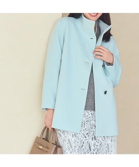 【インディヴィ/INDIVI】の【日本製/ミドル丈】スタンドカラーミドルコート 人気、トレンドファッション・服の通販 founy(ファニー) ファッション Fashion レディースファッション Fashion for Women アウター Coat / Outerwear Collection コート・ロングコート・ピーコート Long Coats, Peacoats & More スタンド Stand Collar, Upright Stand スマート Smart, Elegant ダメージ Distressed, Destroyed 人気 Popular, Best Seller ミドル Middle Length, Mid Height 日本製 Made In Japan |ID:prp329100004765352