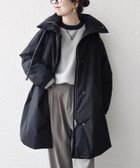 【シップス フォー ウィメン/SHIPS】のSHIPS any 多機能 中綿 2WAY フーディー テントライン コート ブラック|ID: prp329100004765376 ipo3291000000034785417
