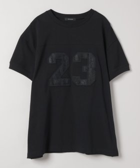 【ジーナシス/JEANASiS】のレースエンブレムナンバリングTEE 人気、トレンドファッション・服の通販 founy(ファニー) ファッション Fashion レディースファッション Fashion for Women おすすめ Recommended / Our Picks カットソー Cut and Sewn Top トレンド Trend, Trending Now フェミニン Feminine, Girly フレア Flare, Flared ボトム Bottoms, Lower Wear レース Lace, Lace Fabric |ID:prp329100004765378