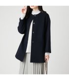 【ニューヨーカー/NEWYORKER】のウールビーバー ノーカラーコート 人気、トレンドファッション・服の通販 founy(ファニー) ファッション Fashion レディースファッション Fashion for Women アウター Coat / Outerwear Collection コート・ロングコート・ピーコート Long Coats, Peacoats & More インナー Innerwear コンパクト Compact, Small Size シンプル Simple, Minimal ドロップ Drop Shoulder, Dropped Style フロント Front, Front Design ベーシック Basic, Essential ボトム Bottoms, Lower Wear マフラー Scarf, Muffler 冬 Winter / This Winter A/W・秋冬 Autumn/Winter thumbnail ネイビー|ID: prp329100004765386 ipo3291000000034500434