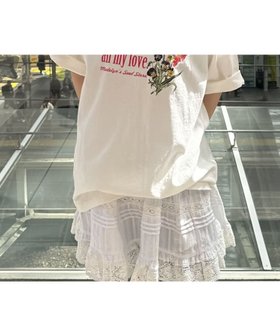 【ローズバッド/ROSE BUD】のロゴプリントビッグTシャツ 人気、トレンドファッション・服の通販 founy(ファニー) ファッション Fashion レディースファッション Fashion for Women トップス・カットソー Cut & Sew Tops シャツ・ブラウス・オフィスカジュアル Elegant Blouses & Button-Ups ロングTシャツ・Tシャツ Longline T-Shirts & Tees グラフィック Graphic, Graphic Design ショート Short, Short Length デニム Denim, Jeans Material ビッグ Big, Oversized フラワー Flower, Floral リラックス Relax, Relaxed Fit ロング Long, Long-Length おすすめ Recommended / Our Picks 夏 Summer |ID:prp329100004765441