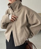 【カプリシューレマージュ/CAPRICIEUX LEMAGE】の【2WAYで着用可能】スタンドウールショートコート 人気、トレンドファッション・服の通販 founy(ファニー) ファッション Fashion レディースファッション Fashion for Women アウター Coat / Outerwear Collection コート・ロングコート・ピーコート Long Coats, Peacoats & More おすすめ Recommended / Our Picks ジップ Zip, Zipper スタンド Stand Collar, Upright Stand スリーブ Sleeve, Long Sleeve / Short Sleeve バランス Balance, Style Balance ブルゾン Blouson, Bomber Jacket ボトム Bottoms, Lower Wear マキシ Maxi, Full Length ワイド Wide, Wide Fit thumbnail ベージュ|ID: prp329100004765448 ipo3291000000034963421