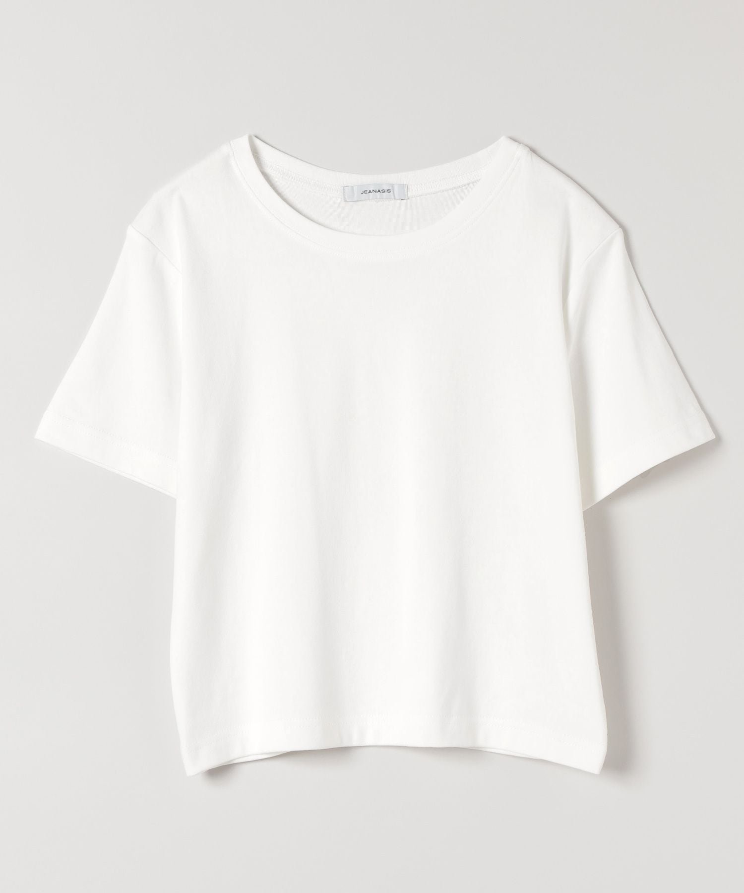 【ジーナシス/JEANASiS】のシンプルフライスチビTEE SS インテリア・キッズ・メンズ・レディースファッション・服の通販 founy(ファニー) ファッション Fashion レディースファッション Fashion for Women おすすめ Recommended / Our Picks インナー Innerwear キャミソール Camisole, Spaghetti Strap Top コンパクト Compact, Small Size シンプル Simple, Minimal ジャケット Jacket, Outerwear タンク Tank Top, Sleeveless Top ベスト Vest, Waistcoat 半袖 Short Sleeve, Half Sleeve ホワイト|ID: prp329100004765520 ipo3291000000034501477
