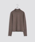 【ビーアパートメント/b apartment / MEN】の「KELEN / ケレン」ボーダーハイネックトップス DARKBROWN|ID: prp329100004765591 ipo3291000000034588021