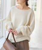 【スピック&スパン/Spick & Span】の《新色有り / 追加》ニュアンスコクーンシルエットニット ホワイト|ID: prp329100004765592 ipo3291000000034780153