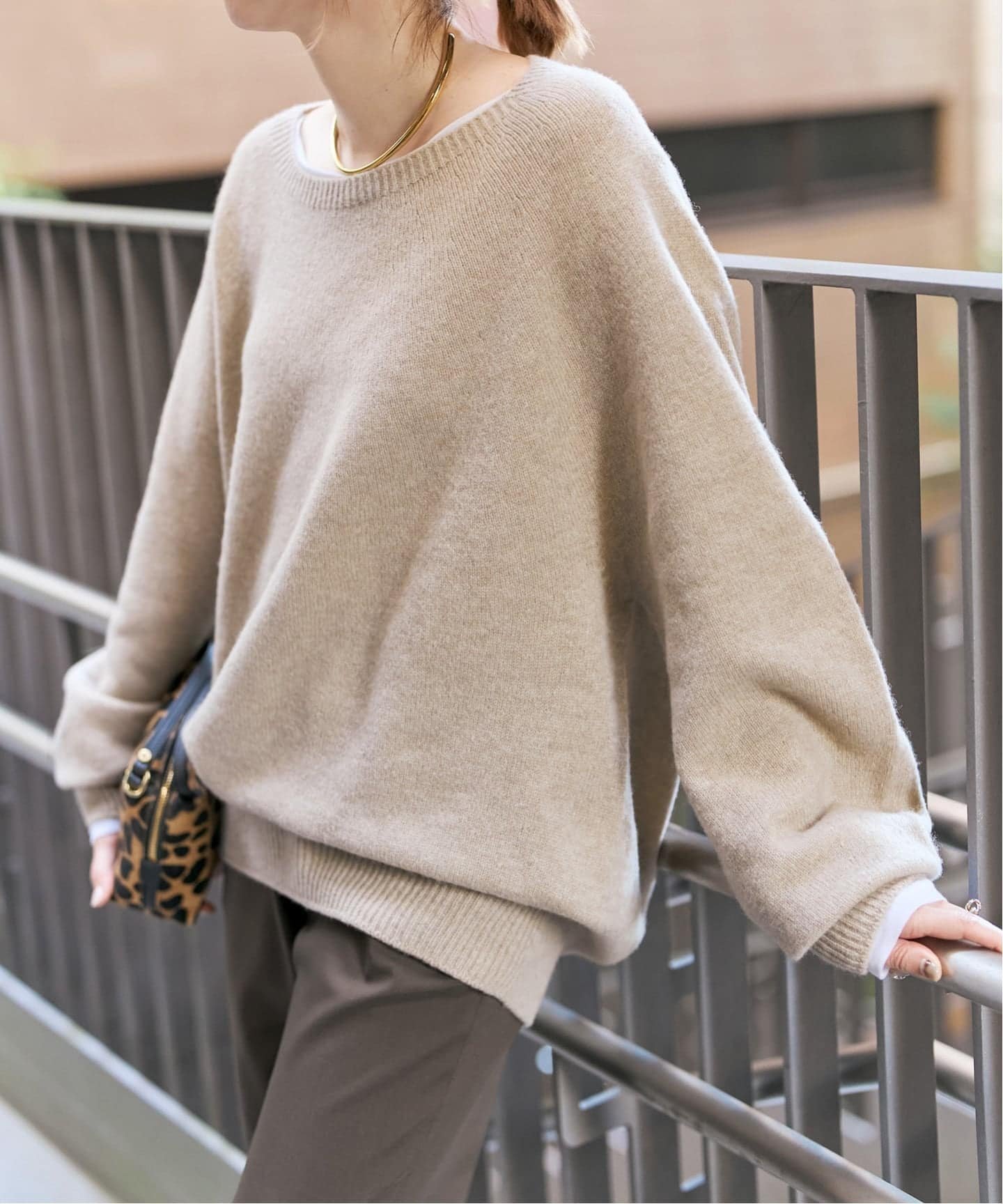 【スピック&スパン/Spick & Span】の《新色有り / 追加》ニュアンスコクーンシルエットニット インテリア・キッズ・メンズ・レディースファッション・服の通販 founy(ファニー) 　ファッション　Fashion　レディースファッション　Fashion for Women　トップス・カットソー　Cut & Sew Tops　ニット　Knit Tops & Sweaters　ベージュ|ID: prp329100004765592 ipo3291000000035209022