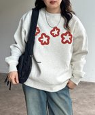 【シーピーシーエム/CPCM】の裏起毛お花アップリケスウェット 人気、トレンドファッション・服の通販 founy(ファニー) ファッション Fashion レディースファッション Fashion for Women トップス・カットソー Cut & Sew Tops レディースパーカー・カジュアルフーディー Casual Hoodies & Sweatshirts スウェット・クルーネックトップス Sweatshirts & Crewnecks / Relaxed Fit Sweat Tops シンプル Simple, Minimal スニーカー Sneakers, Trainers フラワー Flower, Floral プリント Print, Printed Pattern プリーツ Pleats, Pleated レトロ Retro, Vintage Style 冬 Winter / This Winter thumbnail エクリュ|ID: prp329100004765604 ipo3291000000034588149