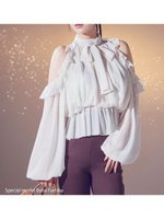 【スナイデル/SNIDEL】のシフォンボリュームブラウス 人気、トレンドファッション・服の通販 founy(ファニー) ファッション Fashion レディースファッション Fashion for Women トップス・カットソー Cut & Sew Tops シャツ・ブラウス・オフィスカジュアル Elegant Blouses & Button-Ups ウェーブ Wavy Pattern エレガント 上品 Elegant オーガンジー Organza Fabric シアー Sheer, See-Through シフォン Chiffon, Lightweight Fabric シルバー Silver, Metallic Silver ストレート Straight, Straight Cut スリット Slit, Slit Detail フィット Fit, Slim Fit フェミニン Feminine, Girly フラワー Flower, Floral プリント Print, Printed Pattern 無地 Plain, Solid Color リボン Ribbon, Bow ロマンティック Romantic, Feminine Style おすすめ Recommended / Our Picks |ID:prp329100004765606