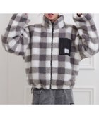 【ピンク ラテ/PINK-latte / KIDS】のボアリバーシブルブルゾン 人気、トレンドファッション・服の通販 founy(ファニー) ファッション Fashion キッズファッション Fashion for Kids おすすめ Recommended / Our Picks ガーリー Girly, Feminine Style スマート Smart, Elegant チェック Check, Plaid, Tartan ドローコード Drawcord, Drawstring Cord ハイネック High Neck, Mock Neck ポケット Pocket, Pocket Detail モノトーン Monotone, Black and White リバーシブル Reversible, Two-Sided 再入荷 Restock / Back in Stock thumbnail ブラック|ID: prp329100004765652 ipo3291000000035127908