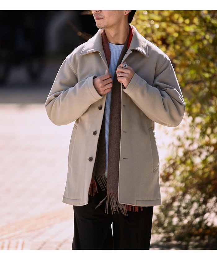 【シップス/SHIPS / MEN】のSHIPS ダウン ファブリック オーバー ジャケット インテリア・キッズ・メンズ・レディースファッション・服の通販 founy(ファニー) https://founy.com/ ファッション Fashion メンズファッション Fashion for Men 軽量 Lightweight, Ultra Light シンプル Simple, Minimal ジャケット Jacket, Outerwear ストレッチ Stretch, Stretchy Fabric ダウン Down, Puffer ハーフ Half, Half-Length パーカー Hoodie, Parka ファブリック Fabric, Textile メルトン Melton, Heavy Wool 冬 Winter / This Winter おすすめ Recommended / Our Picks ビジネス 仕事 通勤 Business / Work / Commuting |ID: prp329100004765661 ipo3291000000034550635