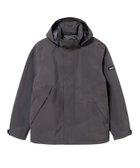【エーグル/AIGLE / MEN】のGORE-TEX ゴアテックス 防水 防風 透湿 フーデッドジャケット / フード取り外し可 人気、トレンドファッション・服の通販 founy(ファニー) ファッション Fashion メンズファッション Fashion for Men ハンド Hand, Handmade フロント Front, Front Design ポケット Pocket, Pocket Detail thumbnail グレー|ID: prp329100004765671 ipo3291000000034502916