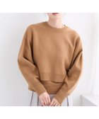 【ルクールブラン/le.coeur blanc】の3WAYレイヤードクルーニット 人気、トレンドファッション・服の通販 founy(ファニー) ファッション Fashion レディースファッション Fashion for Women トップス・カットソー Cut & Sew Tops ニット Knit Tops & Sweaters おすすめ Recommended / Our Picks インナー Innerwear カットソー Cut and Sewn Top コンパクト Compact, Small Size サロペ Salopette, Salopette Dress ストレッチ Stretch, Stretchy Fabric セットアップ Set-Up, Coordinated Outfit デニム Denim, Jeans Material フィット Fit, Slim Fit ボトム Bottoms, Lower Wear ワイド Wide, Wide Fit thumbnail キャメル|ID: prp329100004765730 ipo3291000000034503483