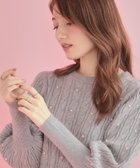 【クチュール ブローチ/Couture Brooch】の【華やぎ・一枚で着映え】ケーブルパール調ニット 人気、トレンドファッション・服の通販 founy(ファニー) ファッション Fashion レディースファッション Fashion for Women トップス・カットソー Cut & Sew Tops ニット Knit Tops & Sweaters 2025年 2025 2025-2026秋冬・A/W Autumn/Winter 2025–26 AW25–26 シンプル Simple, Minimal スマート Smart, Elegant スリーブ Sleeve, Long Sleeve / Short Sleeve パール Pearl, Pearl Accent フェミニン Feminine, Girly thumbnail ライトグレー|ID: prp329100004765776 ipo3291000000034637886