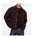 【バナナ リパブリック/BANANA REPUBLIC / MEN】のダブルフェイス ユーティリティ ジャケット DEEP_BURGUNDY|ID: prp329100004765792 ipo3291000000034503983