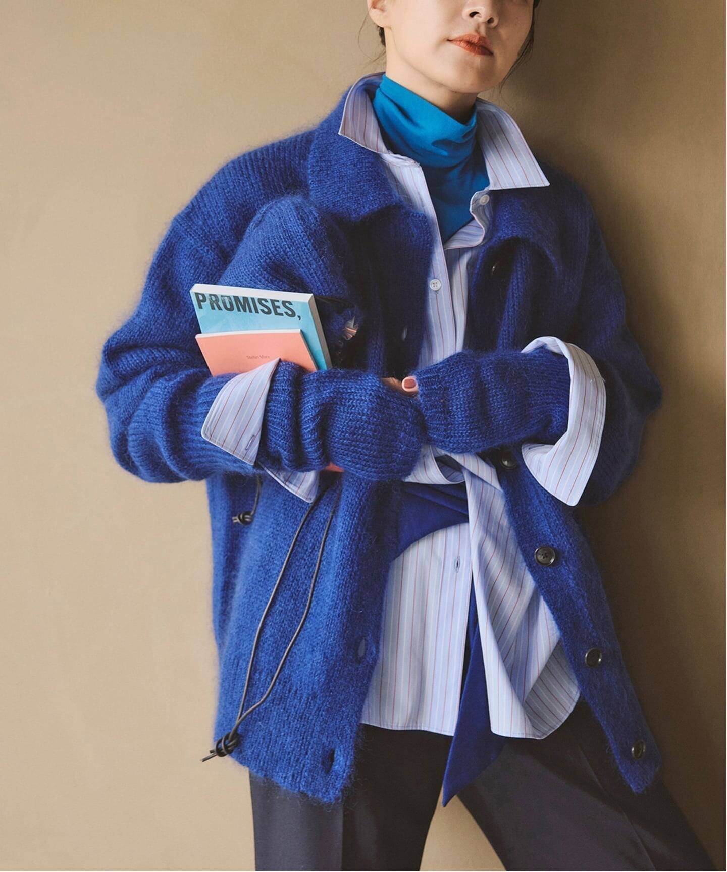 【スピック&スパン/Spick & Span】のa m アルパカミックスポロシャツニット インテリア・キッズ・メンズ・レディースファッション・服の通販 founy(ファニー) ファッション Fashion レディースファッション Fashion for Women トップス・カットソー Cut & Sew Tops ニット Knit Tops & Sweaters シャツ・ブラウス・オフィスカジュアル Elegant Blouses & Button-Ups ポロシャツ・きれいめカジュアル Smart-Casual Polo Tops イエロー Yellow イタリア Italy カットソー Cut and Sewn Top カーディガン Cardigan, Knitwear コレクション Collection, Seasonal Line ストライプ Stripe, Striped Pattern ポロシャツ Polo Shirt, Collared Tee 羽織 Haori, Light Jacket 冬 Winter / This Winter おすすめ Recommended / Our Picks ブルー|ID: prp329100004765795 ipo3291000000034504030