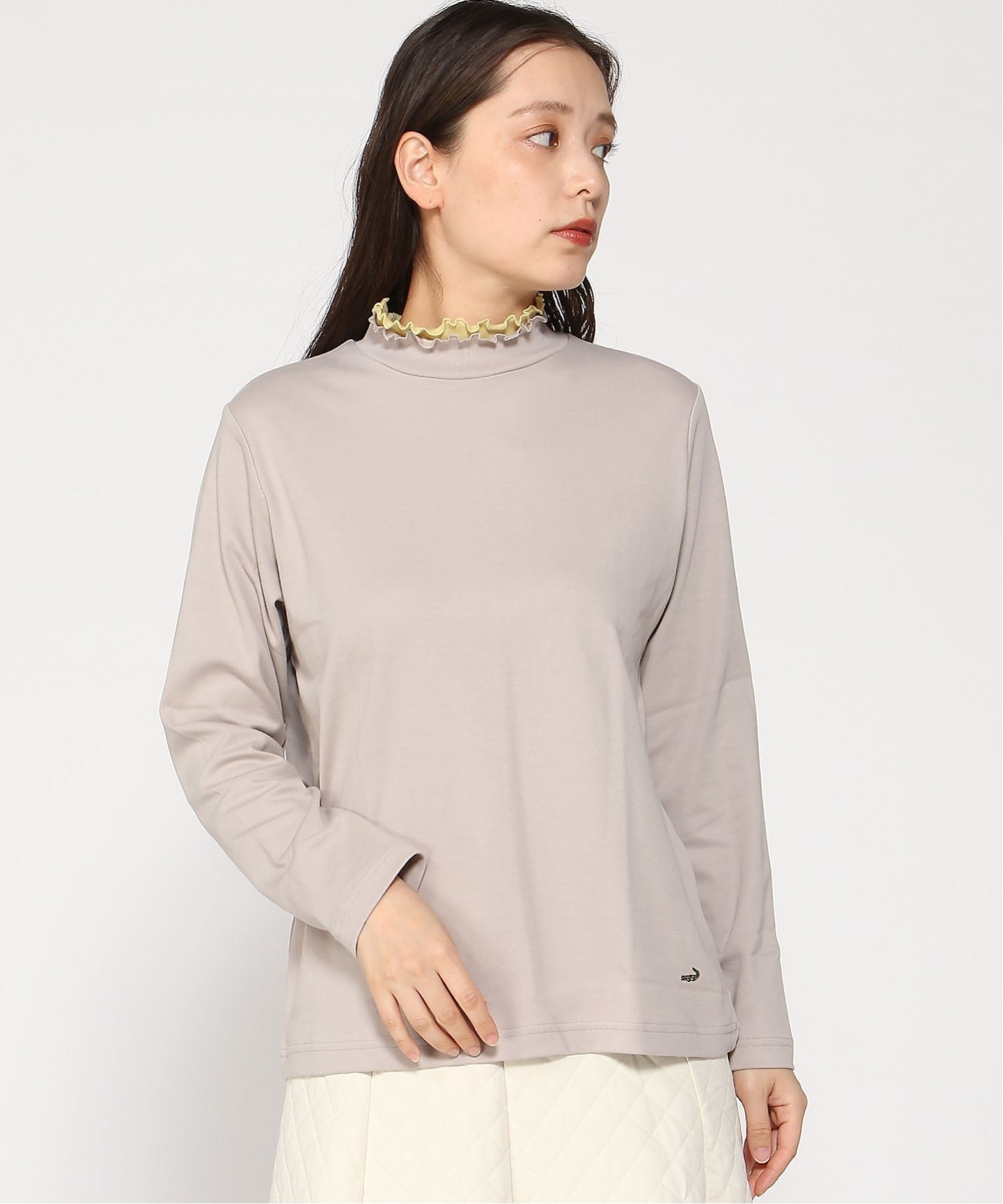 【クロコダイル/CROCODILE】のメロー ハイネック カットソー 人気、トレンドファッション・服の通販 founy(ファニー) 　ファッション　Fashion　レディースファッション　Fashion for Women　トップス・カットソー　Cut & Sew Tops　カットソー・ベーシックTシャツ　Cut-and-Sewn Tops / Stretch Tees & Basics　カットソー　Cut and Sewn Top　シンプル　Simple, Minimal　ハイネック　High Neck, Mock Neck　 other-1|ID: prp329100004765802 ipo3291000000035191014