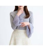 【ノエラ/Noela】のチュールスリーブニット 人気、トレンドファッション・服の通販 founy(ファニー) ファッション Fashion レディースファッション Fashion for Women トップス・カットソー Cut & Sew Tops ニット Knit Tops & Sweaters シンプル Simple, Minimal チュール Tulip, Tulip Motif ポケット Pocket, Pocket Detail thumbnail グレー|ID: prp329100004765807 ipo3291000000034504135