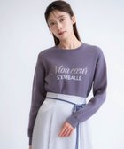 【ノエラ/Noela】のジャカードロゴ刺繍ニット 人気、トレンドファッション・服の通販 founy(ファニー) ファッション Fashion レディースファッション Fashion for Women トップス・カットソー Cut & Sew Tops ニット Knit Tops & Sweaters コンパクト Compact, Small Size ジャカード／ジャガード Jacquard, Woven Pattern ポケット Pocket, Pocket Detail thumbnail チャコールグレー|ID: prp329100004765811 ipo3291000000034504204