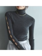 【アニュアンス/anuans】のスラッシュリブニットトップス 人気、トレンドファッション・服の通販 founy(ファニー) ファッション Fashion レディースファッション Fashion for Women トップス・カットソー Cut & Sew Tops ニット Knit Tops & Sweaters おすすめ Recommended / Our Picks シンプル Simple, Minimal スリット Slit, Slit Detail タートルネック Turtleneck, High Neck ラグジュアリー Luxury, Elegant thumbnail GREY|ID: prp329100004765832 ipo3291000000034504377