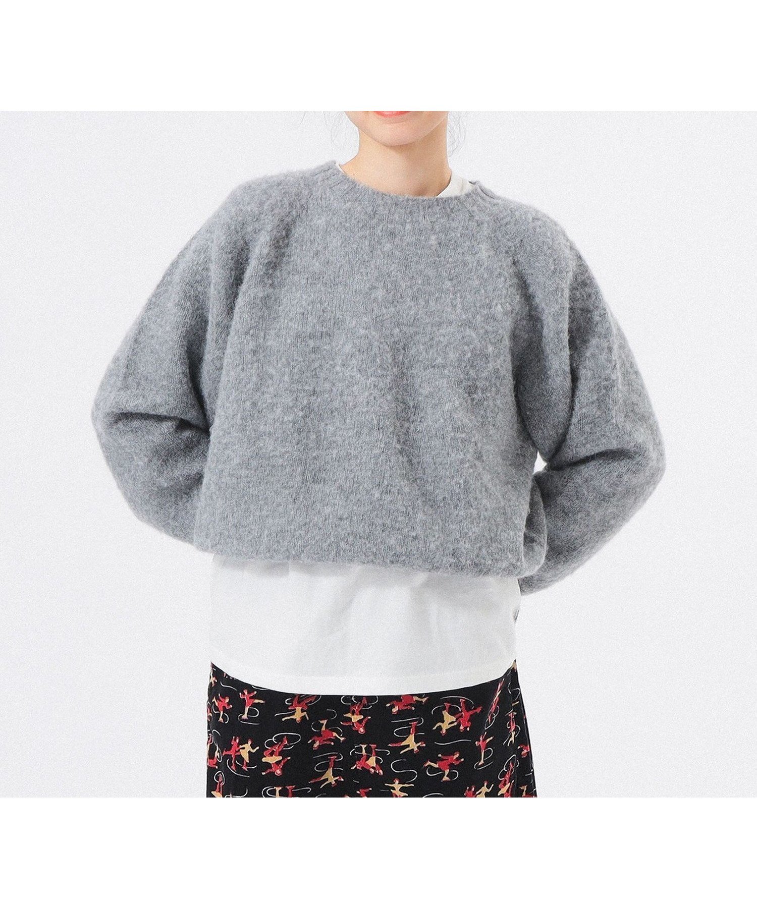 【ビームス ウイメン/BEAMS】の【別注】Nor Easterly / シェットランド シャギー クルーネック 25FW 25AW インテリア・キッズ・メンズ・レディースファッション・服の通販 founy(ファニー) ファッション Fashion レディースファッション Fashion for Women ウェーブ Wavy Pattern 軽量 Lightweight, Ultra Light シンプル Simple, Minimal スラックス Slacks, Dress Pants デニム Denim, Jeans Material フィット Fit, Slim Fit ベーシック Basic, Essential 別注 Limited Edition, Custom Order おすすめ Recommended / Our Picks 2025年 2025 2025-2026秋冬・A/W Autumn/Winter 2025–26 AW25–26 MID_GREY|ID: prp329100004765836 ipo3291000000034504419