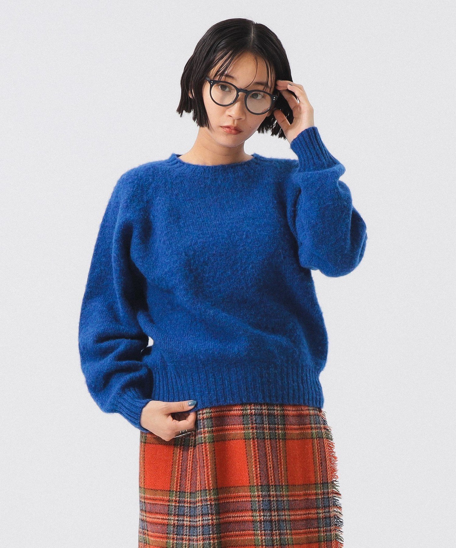 【ビームス ウイメン/BEAMS】の【別注】Nor Easterly / シェットランド シャギー クルーネック 25FW 25AW インテリア・キッズ・メンズ・レディースファッション・服の通販 founy(ファニー) ファッション Fashion レディースファッション Fashion for Women ウェーブ Wavy Pattern 軽量 Lightweight, Ultra Light シンプル Simple, Minimal スラックス Slacks, Dress Pants デニム Denim, Jeans Material フィット Fit, Slim Fit ベーシック Basic, Essential 別注 Limited Edition, Custom Order おすすめ Recommended / Our Picks 2025年 2025 2025-2026秋冬・A/W Autumn/Winter 2025–26 AW25–26 SAPPHIRE|ID: prp329100004765836 ipo3291000000034504422