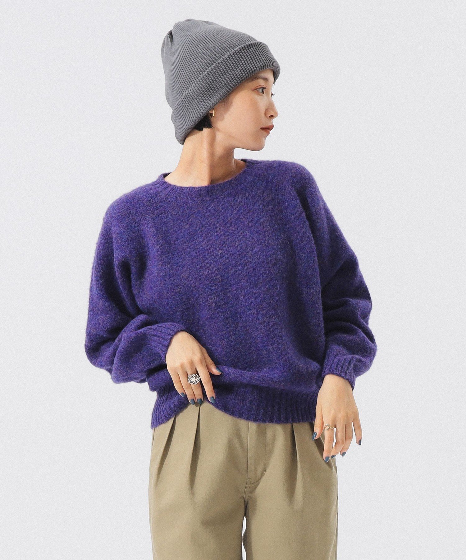 【ビームス ウイメン/BEAMS】の【別注】Nor Easterly / シェットランド シャギー クルーネック 25FW 25AW インテリア・キッズ・メンズ・レディースファッション・服の通販 founy(ファニー) ファッション Fashion レディースファッション Fashion for Women ウェーブ Wavy Pattern 軽量 Lightweight, Ultra Light シンプル Simple, Minimal スラックス Slacks, Dress Pants デニム Denim, Jeans Material フィット Fit, Slim Fit ベーシック Basic, Essential 別注 Limited Edition, Custom Order おすすめ Recommended / Our Picks 2025年 2025 2025-2026秋冬・A/W Autumn/Winter 2025–26 AW25–26 IRIS|ID: prp329100004765836 ipo3291000000034504423