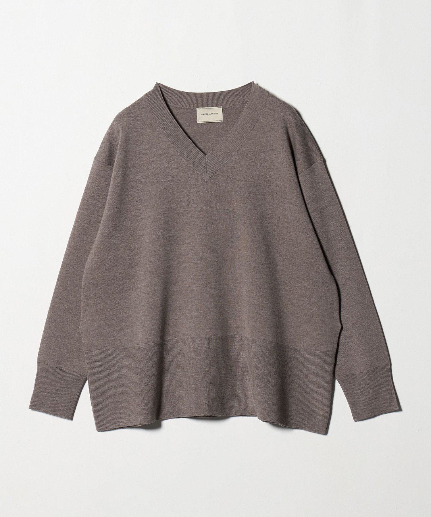 【ユナイテッドアローズ/UNITED ARROWS】のウールブレンド Vネックニット -ウォッシャブル- インテリア・キッズ・メンズ・レディースファッション・服の通販 founy(ファニー) ファッション Fashion レディースファッション Fashion for Women トップス・カットソー Cut & Sew Tops ニット Knit Tops & Sweaters Vネックトップス V-Neck Tops / V-Cut Neckline Shirts ウォッシャブル Machine Washable 畦 Ribbed Knit ストレート Straight, Straight Cut スリット Slit, Slit Detail タートルネック Turtleneck, High Neck テーパード Tapered, Tapered Pants デコルテ Décolleté, Neckline おすすめ Recommended / Our Picks MOCA|ID: prp329100004765845 ipo3291000000034504515