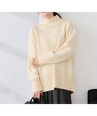 【アー ヴェー ヴェー/a.v.v】の【洗える/静電気が起きにくい】バックスリットニット アイボリー|ID: prp329100004765970 ipo3291000000035171220