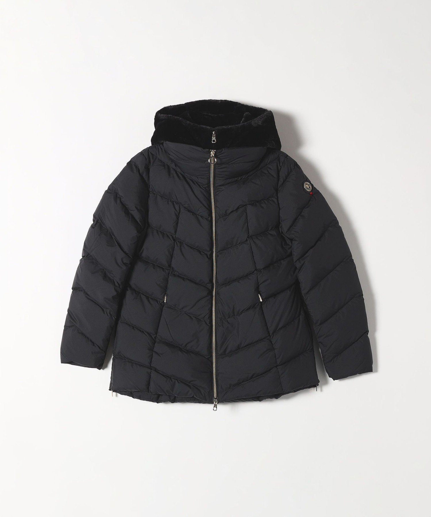 【シップス フォー ウィメン/SHIPS】のCAPE HORN ALVAREZ MATT セミロング フード付き ダウン コート インテリア・キッズ・メンズ・レディースファッション・服の通販 founy(ファニー) 　ファッション　Fashion　レディースファッション　Fashion for Women　アウター　Coat / Outerwear Collection　コート・ロングコート・ピーコート　Long Coats, Peacoats & More　ダウンジャケット・軽量ダウン　Warm & Lightweight Down Jackets　イタリア　Italy　ダウン　Down, Puffer　人気　Popular, Best Seller　ファブリック　Fabric, Textile　ベーシック　Basic, Essential　ロング　Long, Long-Length　ブラック|ID: prp329100004765990 ipo3291000000034506290