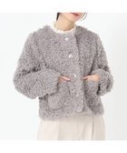 【ストロベリーフィールズ/STRAWBERRY FIELDS】の【プレゼント対象】フェイクファージャケット 人気、トレンドファッション・服の通販 founy(ファニー) ファッション Fashion レディースファッション Fashion for Women アウター Coat / Outerwear Collection レディースジャケット・軽アウター Jackets thumbnail ライトグレー2|ID: prp329100004766025 ipo3291000000034506898