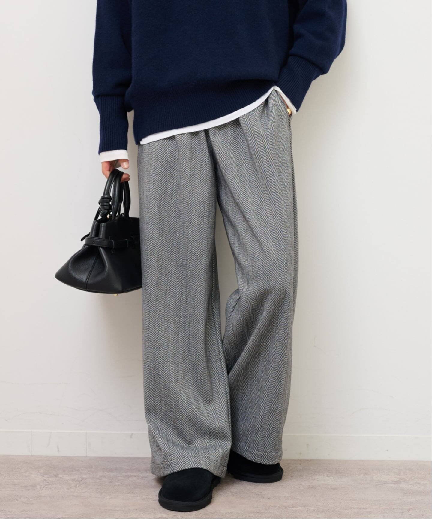 【ジャーナルスタンダード レリューム/JOURNAL STANDARD relume】の《追加 》圧縮起毛イージーパンツ インテリア・キッズ・メンズ・レディースファッション・服の通販 founy(ファニー) 　ファッション　Fashion　レディースファッション　Fashion for Women　パンツ　Pants & Trousers　2025年　2025　2025-2026秋冬・A/W　Autumn/Winter 2025–26 AW25–26　フロント　Front, Front Design　A/W・秋冬　Autumn/Winter　グレー|ID: prp329100004766032 ipo3291000000034507024