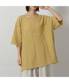 【ラコレ/LAKOLE】のカットレースプルオーバー半袖 人気、トレンドファッション・服の通販 founy(ファニー) ファッション Fashion レディースファッション Fashion for Women トップス・カットソー Cut & Sew Tops カジュアルプルオーバー・ニットトップス Pullovers & Knit Tops / Casual Pullovers スリット Slit, Slit Detail デニム Denim, Jeans Material ボトム Bottoms, Lower Wear リラックス Relax, Relaxed Fit レース Lace, Lace Fabric ワーク Workwear, Utility Style 半袖 Short Sleeve, Half Sleeve thumbnail イエロー|ID: prp329100004766039 ipo3291000000034507131