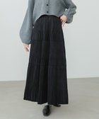 【バブ ブージュルード/Bab Bou Jeloud】の《2025秋》ベロアプリーツスカート BLACK|ID: prp329100004766067 ipo3291000000034586898