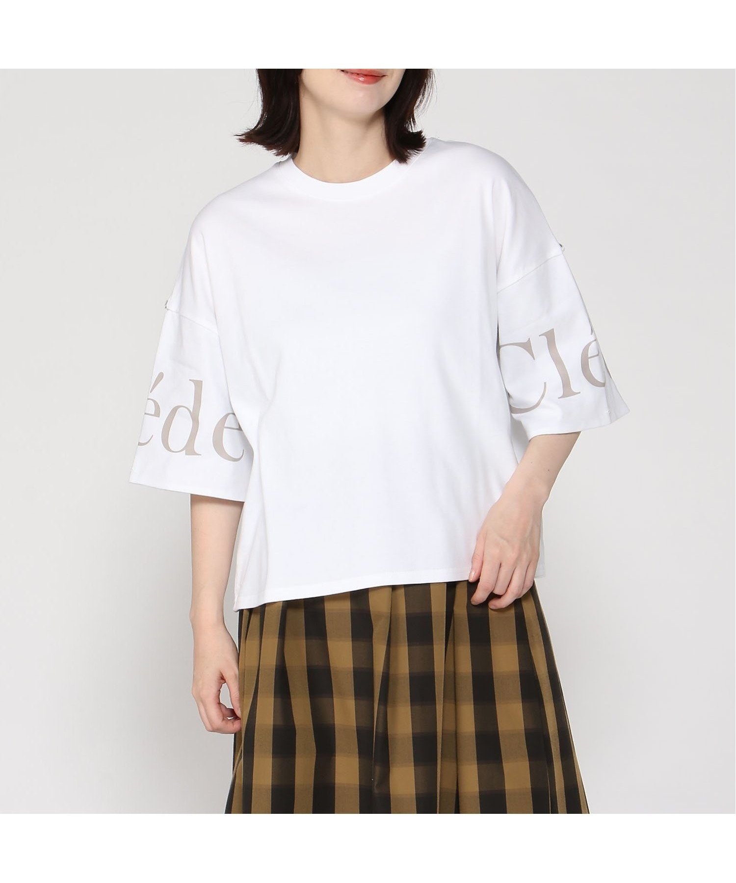 【インタープラネット/INTERPLANET】のORGANIC2WAYスリーブロゴプルオーバー 人気、トレンドファッション・服の通販 founy(ファニー) 　ファッション　Fashion　レディースファッション　Fashion for Women　トップス・カットソー　Cut & Sew Tops　カジュアルプルオーバー・ニットトップス　Pullovers & Knit Tops / Casual Pullovers　スリーブ　Sleeve, Long Sleeve / Short Sleeve　フロント　Front, Front Design　ベーシック　Basic, Essential　 other-1|ID: prp329100004766091 ipo3291000000034508158