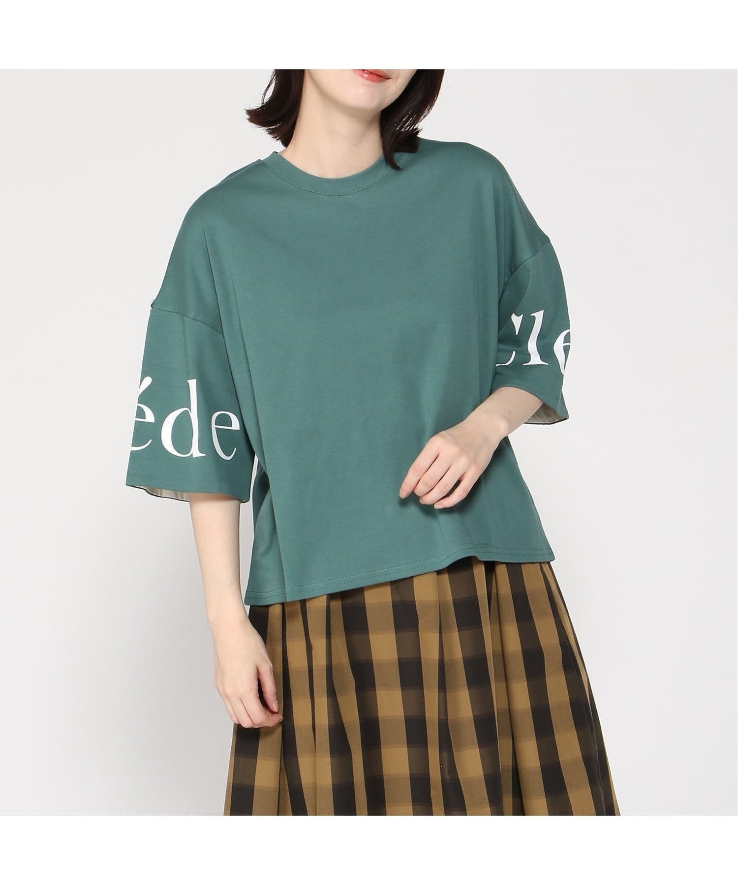 【インタープラネット/INTERPLANET】のORGANIC2WAYスリーブロゴプルオーバー インテリア・キッズ・メンズ・レディースファッション・服の通販 founy(ファニー) 　ファッション　Fashion　レディースファッション　Fashion for Women　トップス・カットソー　Cut & Sew Tops　カジュアルプルオーバー・ニットトップス　Pullovers & Knit Tops / Casual Pullovers　スリーブ　Sleeve, Long Sleeve / Short Sleeve　フロント　Front, Front Design　ベーシック　Basic, Essential　ブルー|ID: prp329100004766091 ipo3291000000034508163