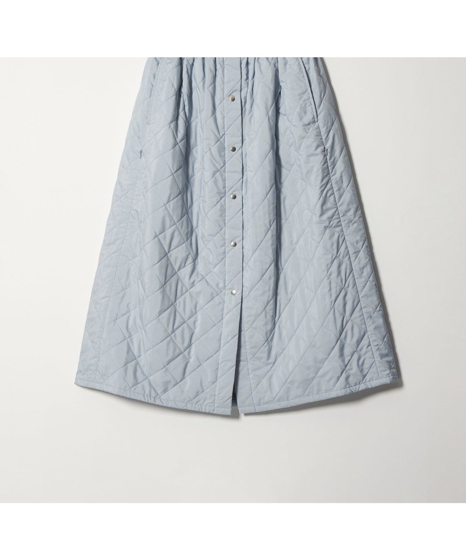 【ビューティ&ユース ユナイテッドアローズ/BEAUTY&YOUTH / UNITED ARROWS】の6(ROKU) キルティング スカート インテリア・キッズ・メンズ・レディースファッション・服の通販 founy(ファニー) ファッション Fashion レディースファッション Fashion for Women スカート Skirts キルティング Quilted, Quilting スリット Slit, Slit Detail ドット Polka Dot, Dot Pattern フラップ Flap, Flap Pocket ブルゾン Blouson, Bomber Jacket ポンチョ Poncho, Cape Style モダン Modern, Contemporary LT.BLUE|ID: prp329100004766108 ipo3291000000034549898