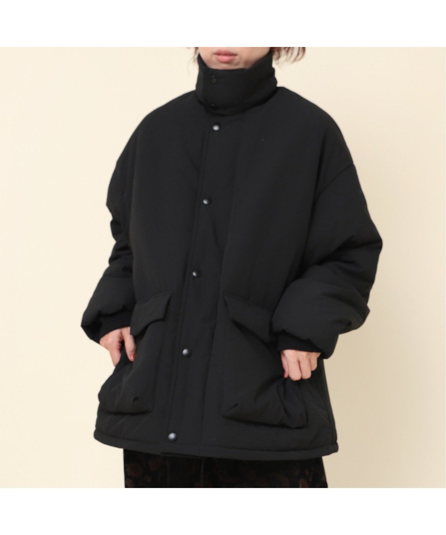 【アールエヌエーエヌ/RNA-N】のJ2084 エアフロー中綿2WAYジャケット インテリア・キッズ・メンズ・レディースファッション・服の通販 founy(ファニー) 　ファッション　Fashion　レディースファッション　Fashion for Women　アウター　Coat / Outerwear Collection　レディースジャケット・軽アウター　Jackets　ギャザー　Gathered, Ruffled　ジャケット　Jacket, Outerwear　スタンド　Stand Collar, Upright Stand　セットアップ　Set-Up, Coordinated Outfit　ポケット　Pocket, Pocket Detail　ワッシャー　Washer, Crinkled Finish　冬　Winter / This Winter　ブラック|ID: prp329100004766109 ipo3291000000034508286