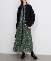 【スローブ イエナ/SLOBE IENA】のBicolor Flower ワンピース 人気、トレンドファッション・服の通販 founy(ファニー) ファッション Fashion レディースファッション Fashion for Women ワンピース Dresses 2025年 2025 2025-2026秋冬・A/W Autumn/Winter 2025–26 AW25–26 おすすめ Recommended / Our Picks インナー Innerwear カーディガン Cardigan, Knitwear タートルネック Turtleneck, High Neck パイピング Piping, Trim Design フレア Flare, Flared エレガント 上品 Elegant A/W・秋冬 Autumn/Winter |ID:prp329100004766120