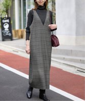 【スローブ イエナ/SLOBE IENA】の【2枚セット】チェックジャンパースカート*タートルニットセット 人気、トレンドファッション・服の通販 founy(ファニー) ファッション Fashion レディースファッション Fashion for Women スカート Skirts インナー Innerwear スリット Slit, Slit Detail タートル Turtleneck, Turtle Collar タートルネック Turtleneck, High Neck チェック Check, Plaid, Tartan フェミニン Feminine, Girly 2025年 2025 2025-2026秋冬・A/W Autumn/Winter 2025–26 AW25–26 |ID:prp329100004766121