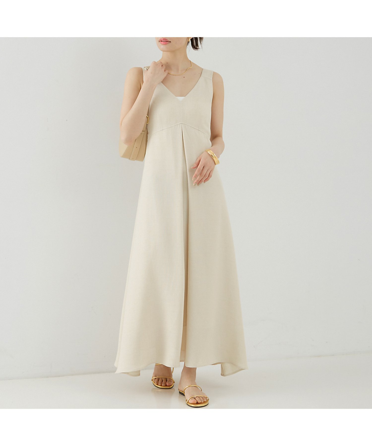 【ルージュヴィフラクレ/Rouge vif la cle】のリニーライトメッシュワンピース インテリア・キッズ・メンズ・レディースファッション・服の通販 founy(ファニー) ファッション Fashion レディースファッション Fashion for Women ワンピース Dresses カーディガン Cardigan, Knitwear ギャザー Gathered, Ruffled シンプル Simple, Minimal ジャケット Jacket, Outerwear フロント Front, Front Design メッシュ Mesh, Net Fabric リネン Linen, Linen Fabric リボン Ribbon, Bow 夏 Summer エレガント 上品 Elegant ビジネス 仕事 通勤 Business / Work / Commuting ベージュ|ID: prp329100004766123 ipo3291000000034508423