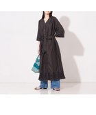 【コレックス/collex】のエンブロイダリーガウンワンピース 人気、トレンドファッション・服の通販 founy(ファニー) ファッション Fashion レディースファッション Fashion for Women ワンピース Dresses イエロー Yellow インド Indian Textile ガウン Gown, Robe セットアップ Set-Up, Coordinated Outfit デニム Denim, Jeans Material プリント Print, Printed Pattern リラックス Relax, Relaxed Fit 羽織 Haori, Light Jacket thumbnail ブラック|ID: prp329100004766124 ipo3291000000034508432