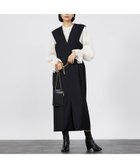 【カリテ/qualite】のウールトロVネックワンピース ブラック|ID: prp329100004766137 ipo3291000000034508529