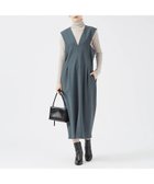 【カリテ/qualite】のウールトロVネックワンピース グリーン|ID: prp329100004766137 ipo3291000000034508530