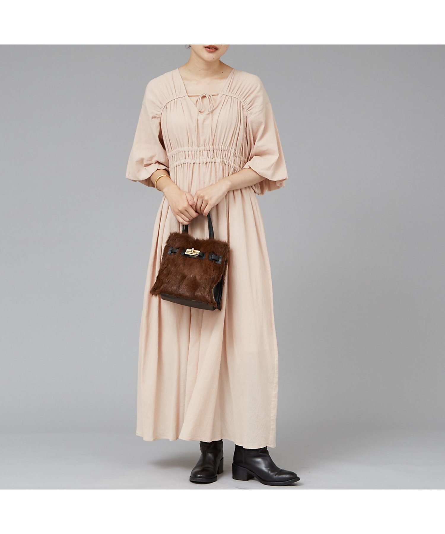 【カリテ/qualite】のウェストギャザーワンピース 人気、トレンドファッション・服の通販 founy(ファニー) 　ファッション　Fashion　レディースファッション　Fashion for Women　ワンピース　Dresses　ギャザー　Gathered, Ruffled　スタイリッシュ　Stylish, Fashionable　エレガント 上品　Elegant　人気　Popular, Best Seller　夏　Summer　 other-1|ID: prp329100004766140 ipo3291000000034508558